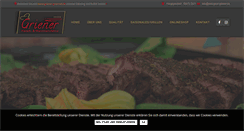 Desktop Screenshot of metzgerei-griener.de