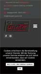 Mobile Screenshot of metzgerei-griener.de