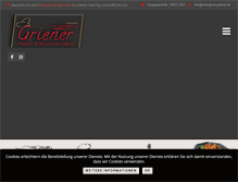 Tablet Screenshot of metzgerei-griener.de